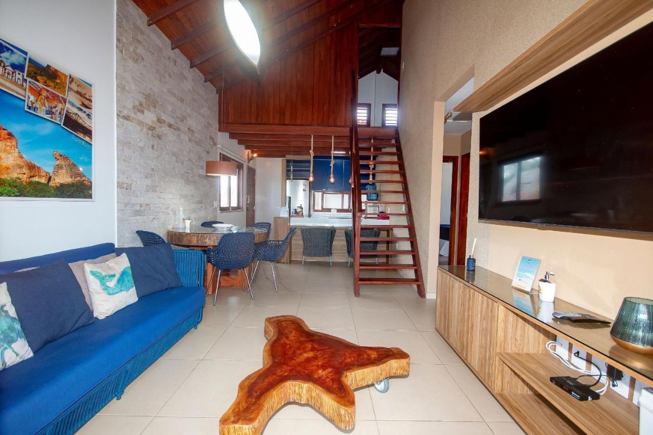Apartamento Peixe Boi - pé na areia com vista frontal e total para o mar Barra Grande (Piaui) Exterior foto
