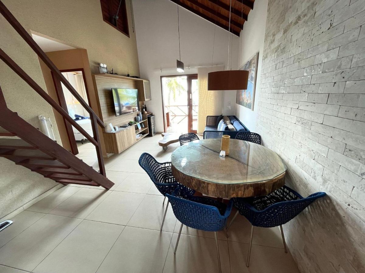 Apartamento Peixe Boi - pé na areia com vista frontal e total para o mar Barra Grande (Piaui) Exterior foto