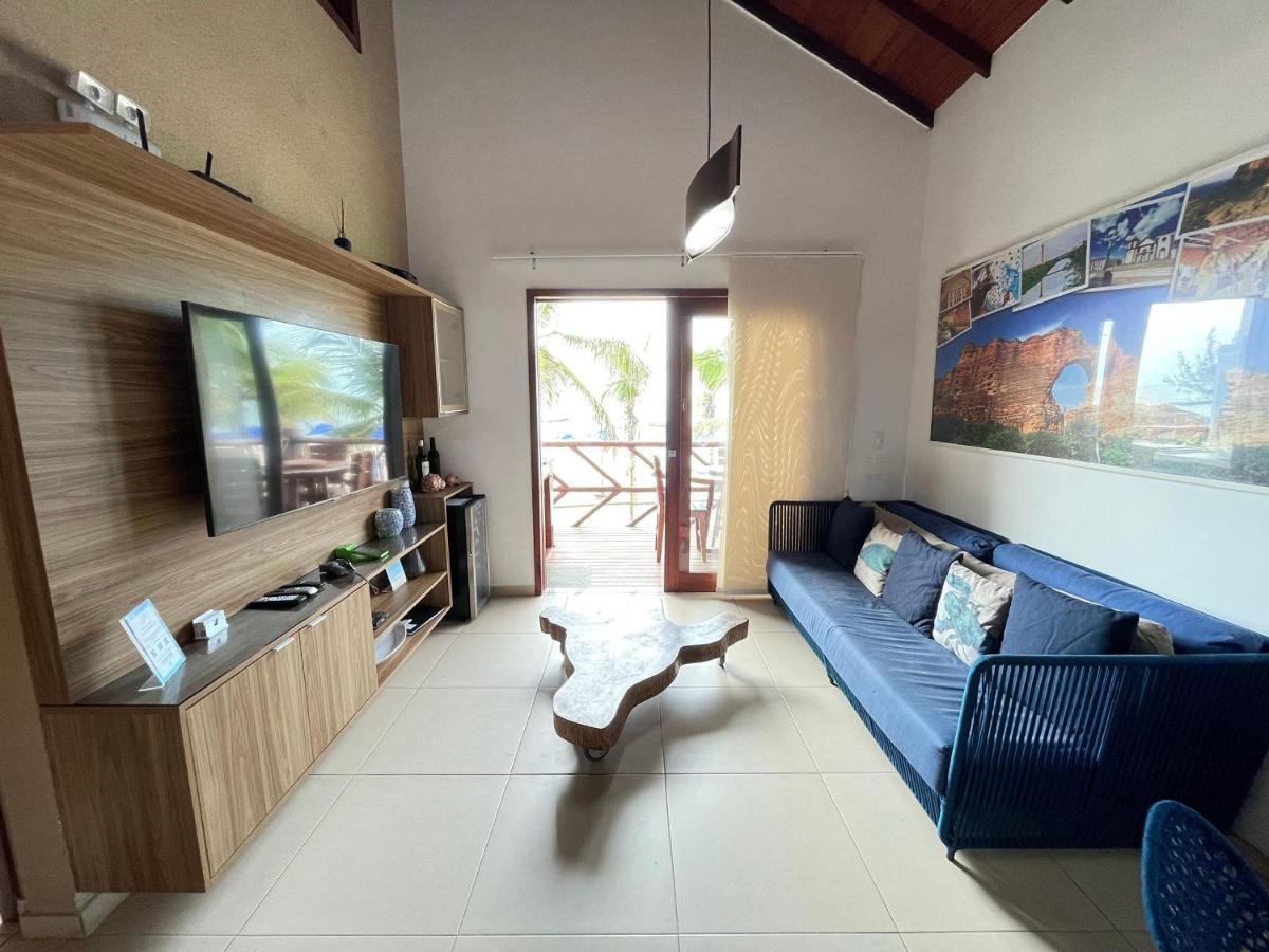 Apartamento Peixe Boi - pé na areia com vista frontal e total para o mar Barra Grande (Piaui) Exterior foto