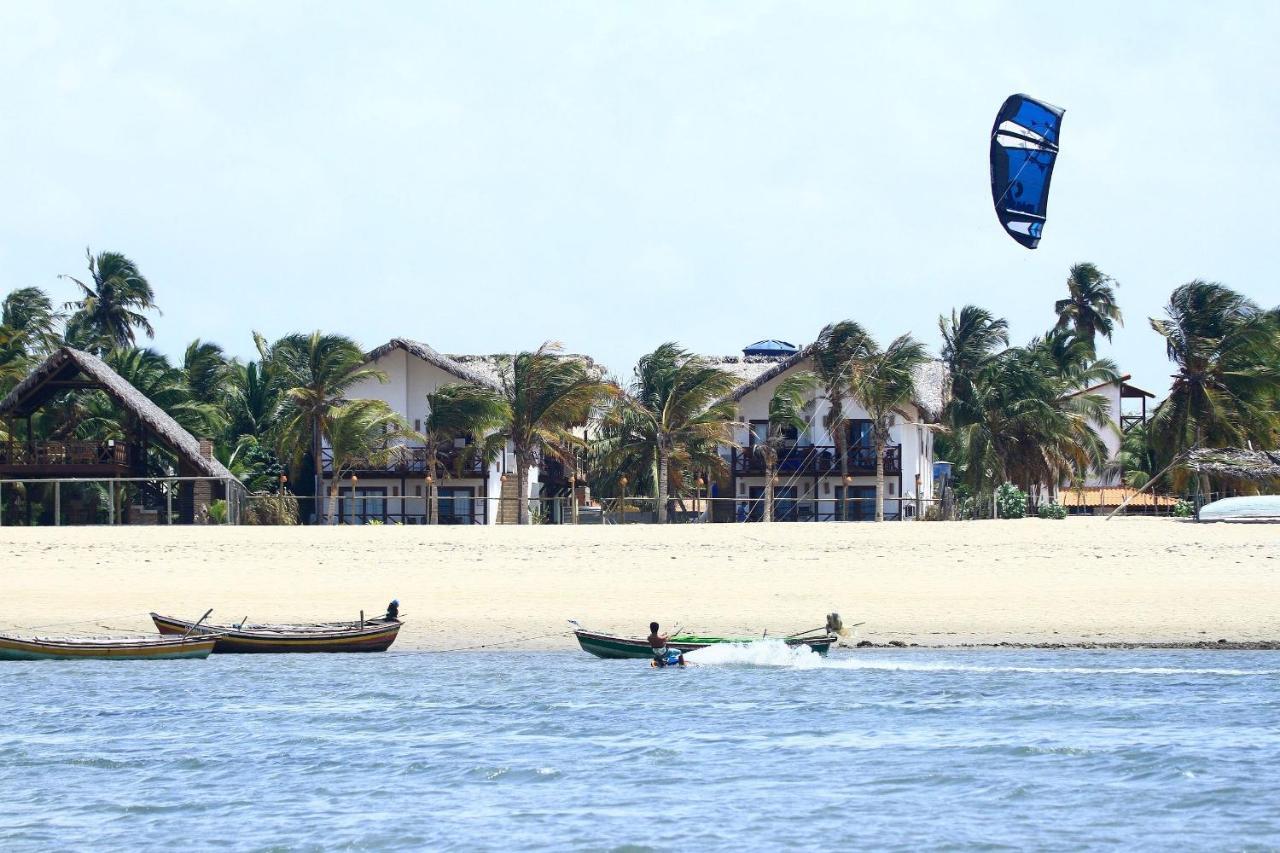 Apartamento Peixe Boi - pé na areia com vista frontal e total para o mar Barra Grande (Piaui) Exterior foto