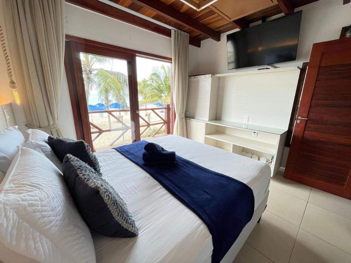 Apartamento Peixe Boi - pé na areia com vista frontal e total para o mar Barra Grande (Piaui) Exterior foto