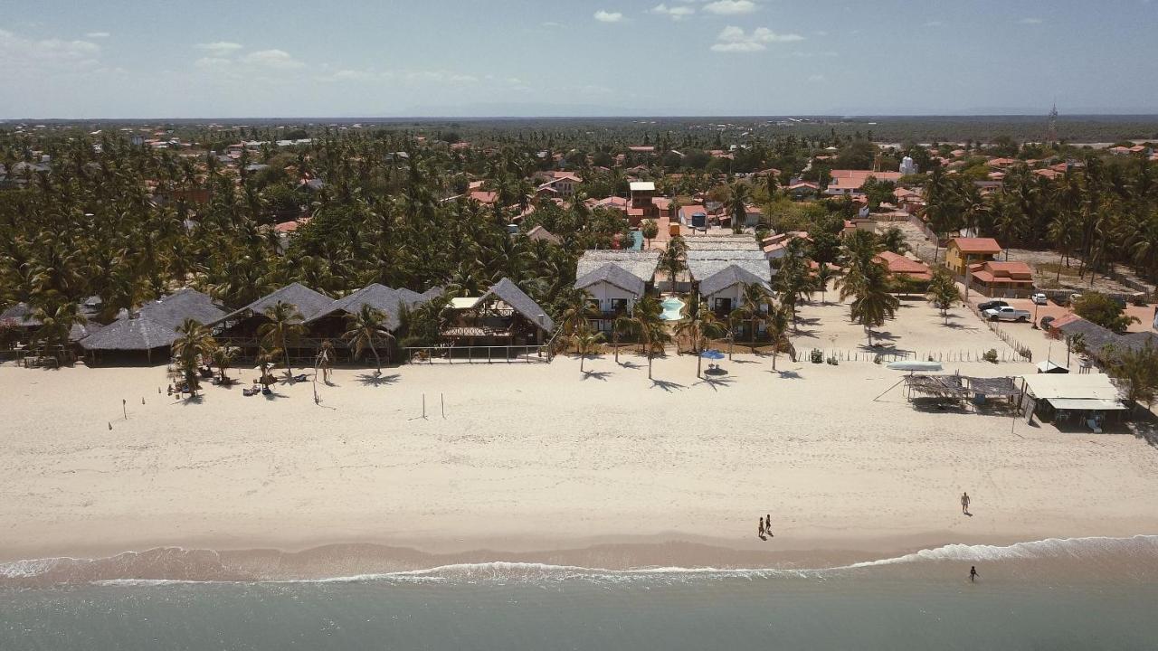 Apartamento Peixe Boi - pé na areia com vista frontal e total para o mar Barra Grande (Piaui) Exterior foto