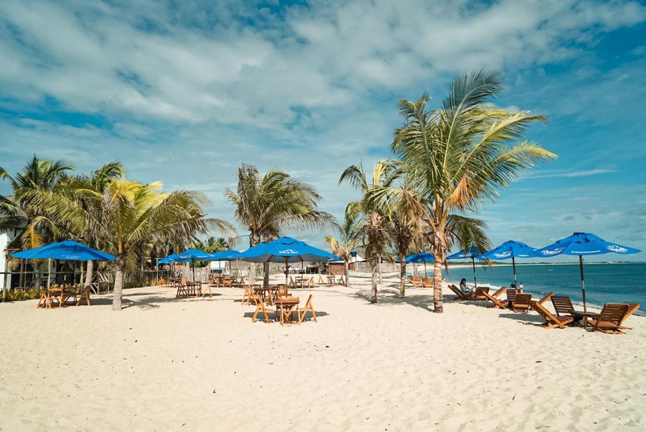 Apartamento Peixe Boi - pé na areia com vista frontal e total para o mar Barra Grande (Piaui) Exterior foto
