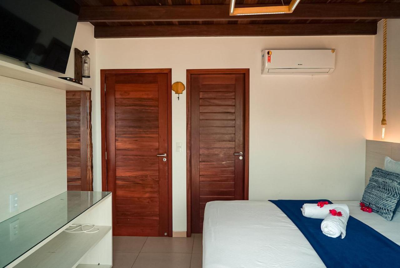 Apartamento Peixe Boi - pé na areia com vista frontal e total para o mar Barra Grande (Piaui) Exterior foto